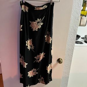 Vintage Floral Maxi Skirt